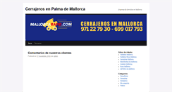 Desktop Screenshot of cerrajeros.mallorcarapid.com